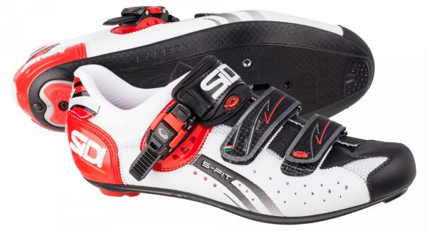 Sidi Genius 5 Fit Carbon blc rouge noir