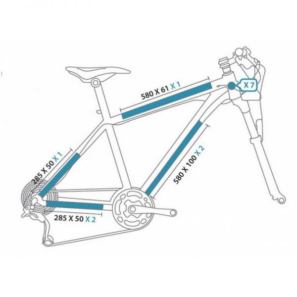 protections de cadre dh taille xl202
