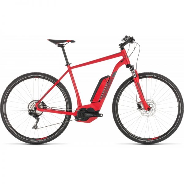 vtc a assistance electrique cube cross hybrid pro 400 red n grey 2019