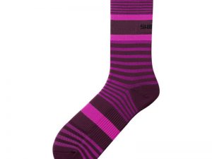 shimano original tall socks 2019 2020 purple pink stripe groesse l xl 45 48