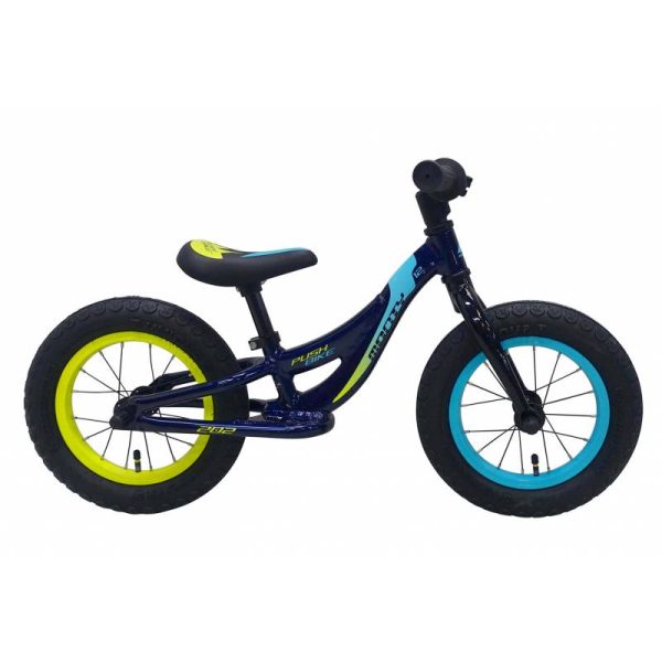 bicicleta monty push bike 12 azulamarillo