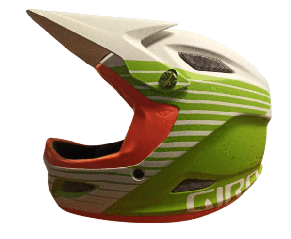 Casque Giro Cipher Blanc Mat / Vert Lima / Orange