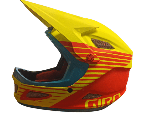 Casque Giro Cipher Jaune / Rouge / Bleu